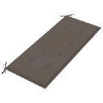 vidaXL Bancă de grădină pliabilă cu pernă, 118 cm, bambus vidaXL Bancă de grădină pliabilă cu pernă, 118 cm, bambus