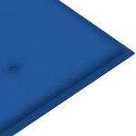 vidaXL Bancă de grădină pliabilă cu pernă, 118 cm, bambus