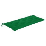 vidaXL Bancă de grădină pliabilă cu pernă, 118 cm, bambus vidaXL Bancă de grădină pliabilă cu pernă, 118 cm, bambus