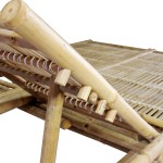 vidaXL Șezlong de 2 persoane, cu perne, bambus vidaXL Șezlong de 2 persoane, cu perne, bambus
