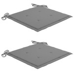 vidaXL Scaune de exterior cu perne, 2 buc., lemn masiv de acacia vidaXL Scaune de exterior cu perne, 2 buc., lemn masiv de acacia