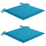 vidaXL Scaune de exterior cu perne, 2 buc., lemn masiv de acacia vidaXL Scaune de exterior cu perne, 2 buc., lemn masiv de acacia