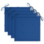 vidaXL Scaune de masă exterior cu perne, 3 buc., lemn masiv acacia