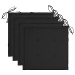 vidaXL Scaune masă de exterior cu perne, 3 buc., lemn masiv acacia vidaXL Scaune masă de exterior cu perne, 3 buc., lemn masiv acacia