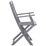 vidaXL Scaune pliante de exterior cu perne 6 buc. lemn masiv de acacia vidaXL Scaune pliante de exterior cu perne 6 buc. lemn masiv de acacia