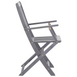 vidaXL Scaune pliante de exterior cu perne 6 buc. lemn masiv de acacia vidaXL Scaune pliante de exterior cu perne 6 buc. lemn masiv de acacia