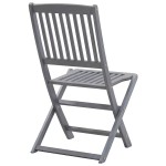 vidaXL Scaune pliante de exterior cu perne 6 buc. lemn masiv de acacia vidaXL Scaune pliante de exterior cu perne 6 buc. lemn masiv de acacia
