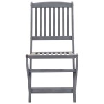 vidaXL Scaune pliante de exterior cu perne 6 buc. lemn masiv de acacia vidaXL Scaune pliante de exterior cu perne 6 buc. lemn masiv de acacia