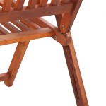 vidaXL Scaune grădină rabatabile, 4 buc., lemn masiv acacia