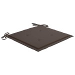 vidaXL Scaune de grădină cu perne gri taupe, 4 buc., lemn masiv de tec vidaXL Scaune de grădină cu perne gri taupe, 4 buc., lemn masiv de tec