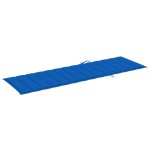 vidaXL Șezlong dublu și perne albastru regal lemn de pin tratat vidaXL Șezlong dublu și perne albastru regal lemn de pin tratat