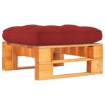 vidaXL Otoman din paleți de grădină, maro miere, lemn de pin tratat