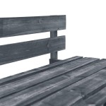 vidaXL Canapea grădină din paleți de mijloc gri lemn pin impregnat vidaXL Canapea grădină din paleți de mijloc gri lemn pin impregnat