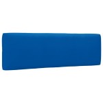 vidaXL Canapea de mijloc de grădină din paleți, negru, lemn pin tratat