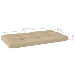 vidaXL Set mobilier din paleți cu perne, 4 piese, gri, lemn pin tratat