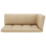 vidaXL Set mobilier paleți cu perne, 4 piese, negru, lemn pin tratat