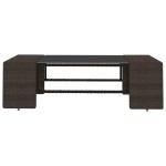 vidaXL Set mobilier de grădină cu perne, 8 piese, maro, poliratan vidaXL Set mobilier de grădină cu perne, 8 piese, maro, poliratan