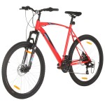 vidaXL Bicicletă montană, 21 viteze, roată 29 inci, cadru 53 cm, roșu vidaXL Bicicletă montană, 21 viteze, roată 29 inci, cadru 53 cm, roșu