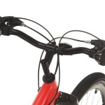 vidaXL Bicicletă montană cu 21 viteze, roată 27,5 inci, roșu, 38 cm vidaXL Bicicletă montană cu 21 viteze, roată 27,5 inci, roșu, 38 cm