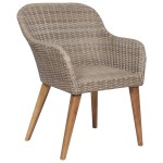 vidaXL Set mobilier de grădină, 5 piese, maro vidaXL Set mobilier de grădină, 5 piese, maro