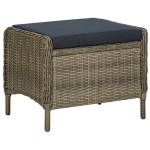 vidaXL Set mobilier de grădină, 5 piese, maro vidaXL Set mobilier de grădină, 5 piese, maro
