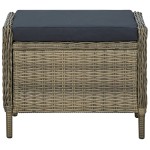 vidaXL Set mobilier de grădină, 5 piese, maro vidaXL Set mobilier de grădină, 5 piese, maro