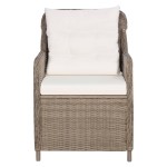 vidaXL Set mobilier de grădină, 5 piese, maro vidaXL Set mobilier de grădină, 5 piese, maro