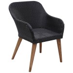 vidaXL Set mobilier de grădină, 5 piese, negru vidaXL Set mobilier de grădină, 5 piese, negru