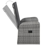 vidaXL Set mobilier pentru grădină, 7 piese, gri vidaXL Set mobilier pentru grădină, 7 piese, gri
