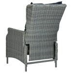 vidaXL Set mobilier de grădină, 9 piese, gri deschis vidaXL Set mobilier de grădină, 9 piese, gri deschis