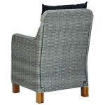 vidaXL Set mobilier de grădină, 9 piese, gri deschis vidaXL Set mobilier de grădină, 9 piese, gri deschis