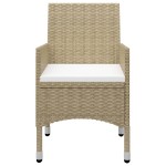vidaXL Set mobilier de grădină, 5 piese, bej vidaXL Set mobilier de grădină, 5 piese, bej