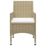 vidaXL Set mobilier de grădină, 5 piese, bej vidaXL Set mobilier de grădină, 5 piese, bej