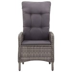 vidaXL Set mobilier pentru grădină, 5 piese, gri vidaXL Set mobilier pentru grădină, 5 piese, gri