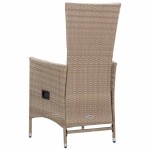 vidaXL Set mobilier de grădină, 5 piese, bej vidaXL Set mobilier de grădină, 5 piese, bej