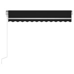 vidaXL Copertină retractabilă automat, antracit, 300x250 cm
