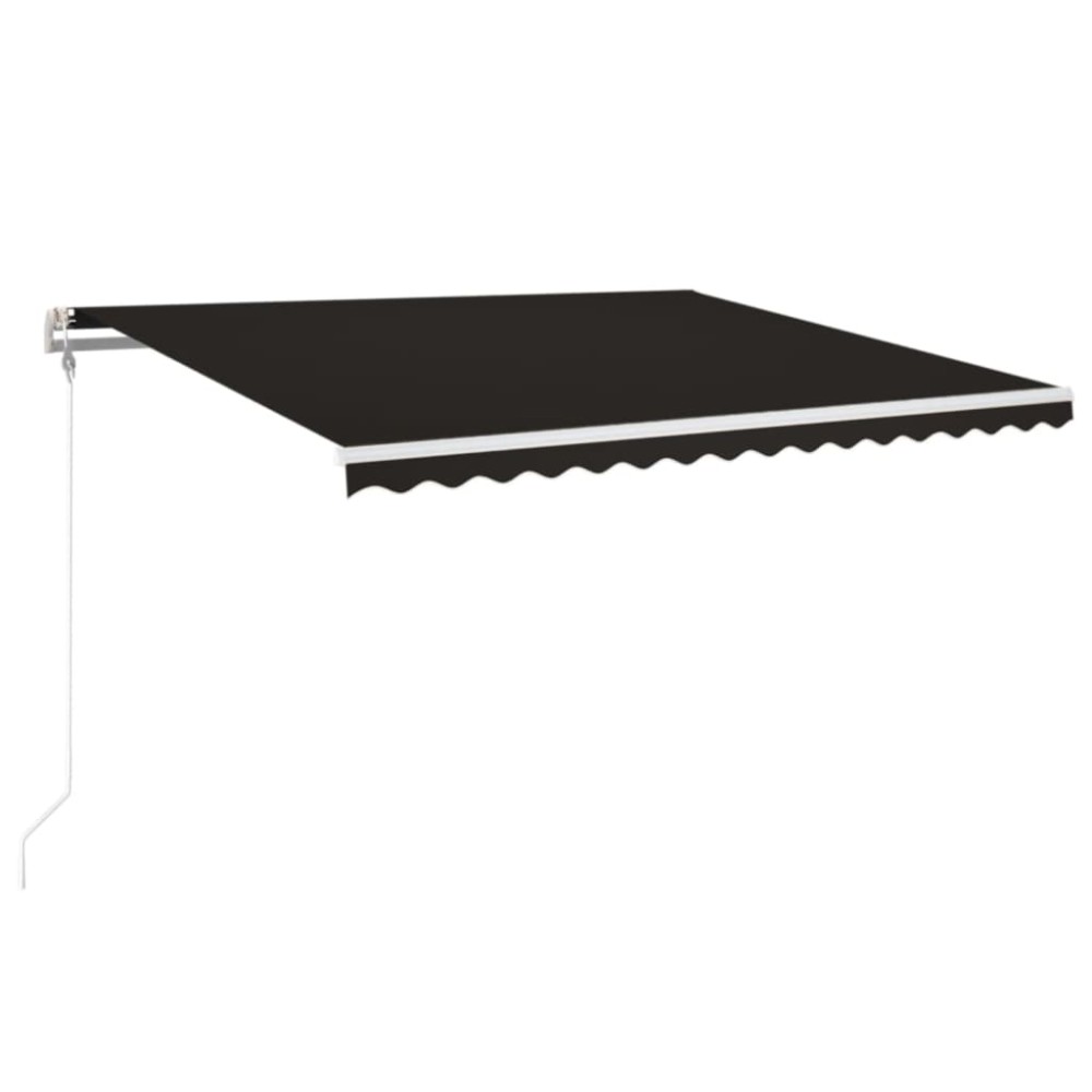 vidaXL Copertină retractabilă automat, antracit, 400x350 cm