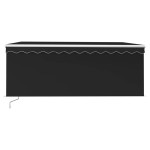 vidaXL Copertină retractabilă manual cu stor, antracit, 3x2,5 m vidaXL Copertină retractabilă manual cu stor, antracit, 3x2,5 m