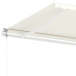 vidaXL Copertină autonomă retractabilă automat, crem, 400x300 cm vidaXL Copertină autonomă retractabilă automat, crem, 400x300 cm