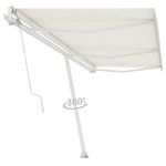 vidaXL Copertină autonomă retractabilă automat, crem, 600x300 cm vidaXL Copertină autonomă retractabilă automat, crem, 600x300 cm