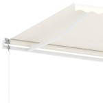 vidaXL Copertină autonomă retractabilă automat, crem, 600x300 cm vidaXL Copertină autonomă retractabilă automat, crem, 600x300 cm
