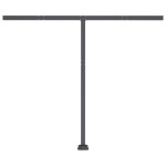 vidaXL Copertină autonomă retractabilă automat galben&alb 300x250 cm vidaXL Copertină autonomă retractabilă automat galben&alb 300x250 cm