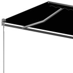 vidaXL Copertină autonomă retractabilă automat, antracit, 300x250 cm