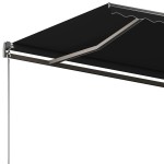 vidaXL Copertină autonomă retractabilă automat, antracit, 350x250 cm vidaXL Copertină autonomă retractabilă automat, antracit, 350x250 cm