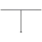 vidaXL Copertină retractabilă manual cu LED, crem, 400x300 cm