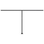 vidaXL Copertină autonomă retractabilă automat, antracit, 450x300 cm vidaXL Copertină autonomă retractabilă automat, antracit, 450x300 cm