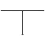vidaXL Copertină autonomă retractabilă manual, antracit, 400x350 cm vidaXL Copertină autonomă retractabilă manual, antracit, 400x350 cm