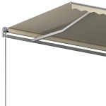 vidaXL Copertină autonomă retractabilă automat, crem, 500x350 cm vidaXL Copertină autonomă retractabilă automat, crem, 500x350 cm