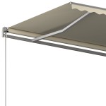 vidaXL Copertină autonomă retractabilă automat, crem, 600x350cm vidaXL Copertină autonomă retractabilă automat, crem, 600x350cm