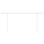 vidaXL Copertină automată cu senzor vânt & LED, crem, 6x3 m